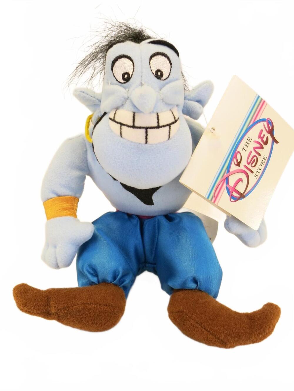 Vintage Disney Genie from Aladdin 8" Bean Bag Plush NWT